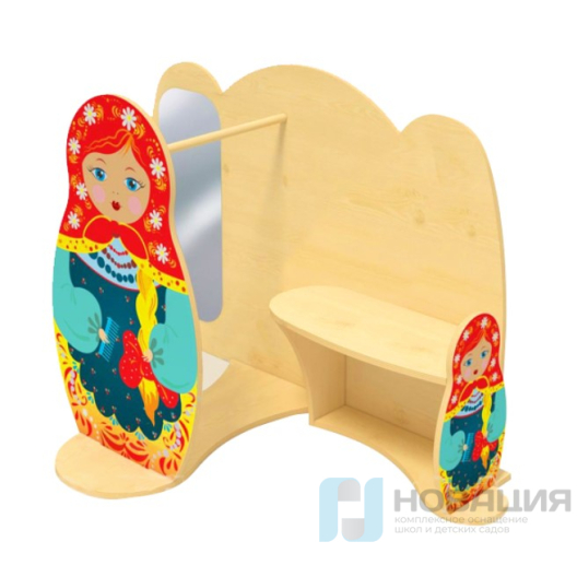 Уголок ряжения для детей игровой Матрешка